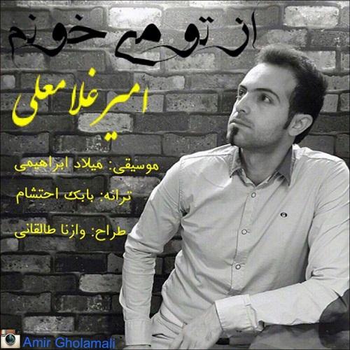 دانلود آهنگ امیر غلامی از تو میخونم 
